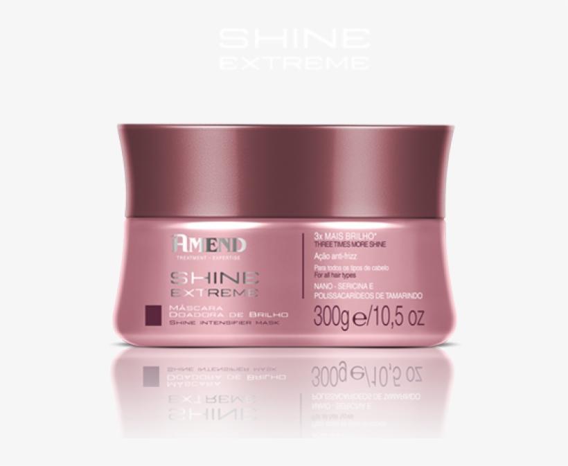 Amend Máscara Shine Extreme 300gr, transparent png download