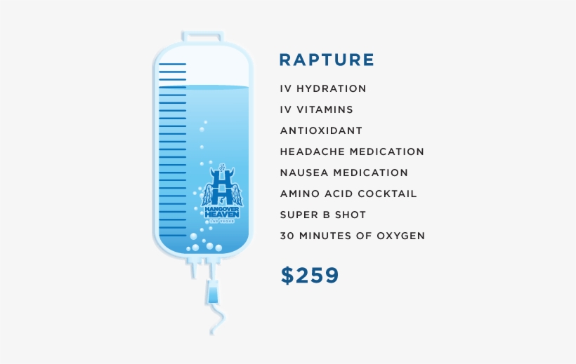 Rapture Hangover Offering - Hangover Heaven Hangover Kit - Includes Muslin Bag,, transparent png download