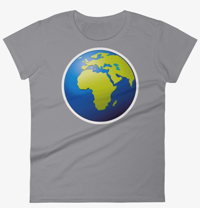 Women's Emoji T Shirt - Planet Earth Tshirt Save Our Planet Stop Climate Change, transparent png download