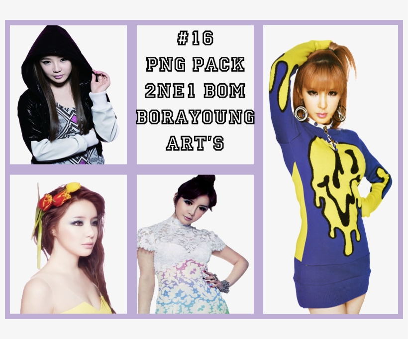 #16 Png Pack With Bom - Bom 2ne1, transparent png download