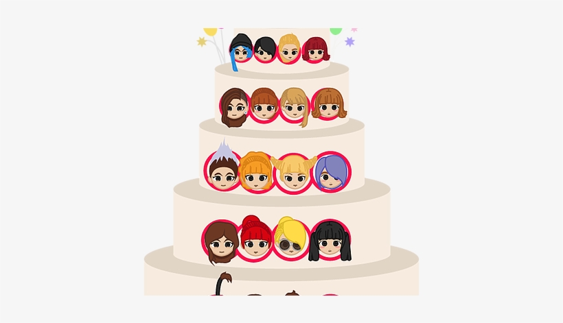 2ne1 Cakes-01 - Cartoon, transparent png download