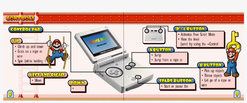 Download - Mario Vs Donkey Kong Instruction Booklet Gba, transparent png download