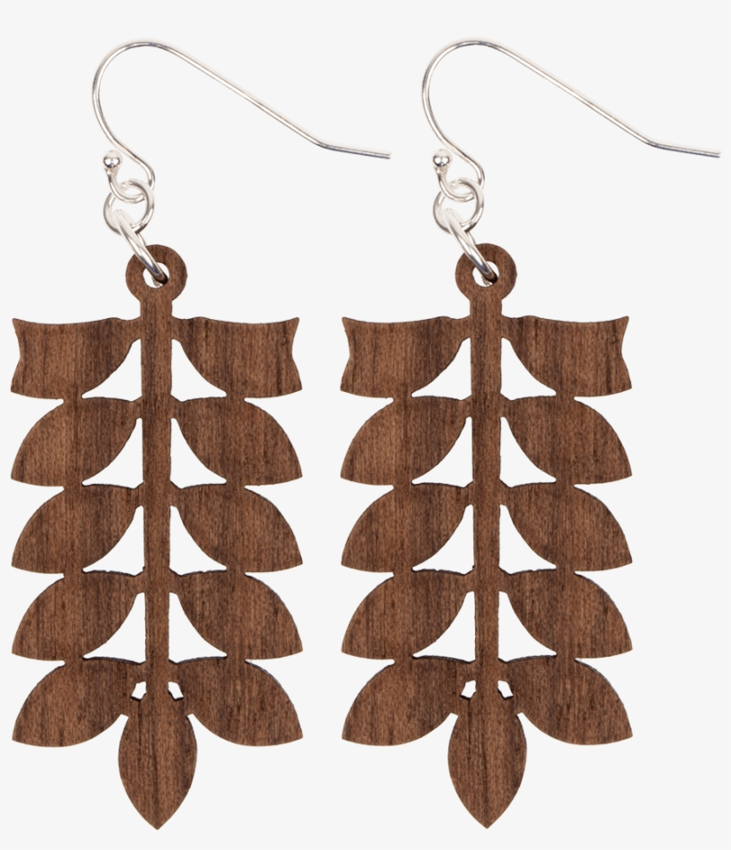 Oak Park Bay Laurel Earrings - Earrings, transparent png download