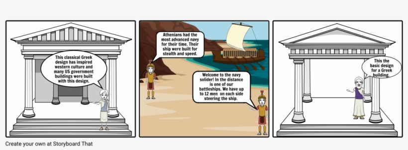 Greek Storyboard - Cartoon, transparent png download