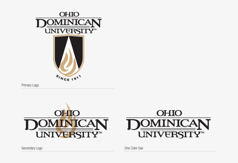 Odu Logo Use - Ohio Dominican University, transparent png download