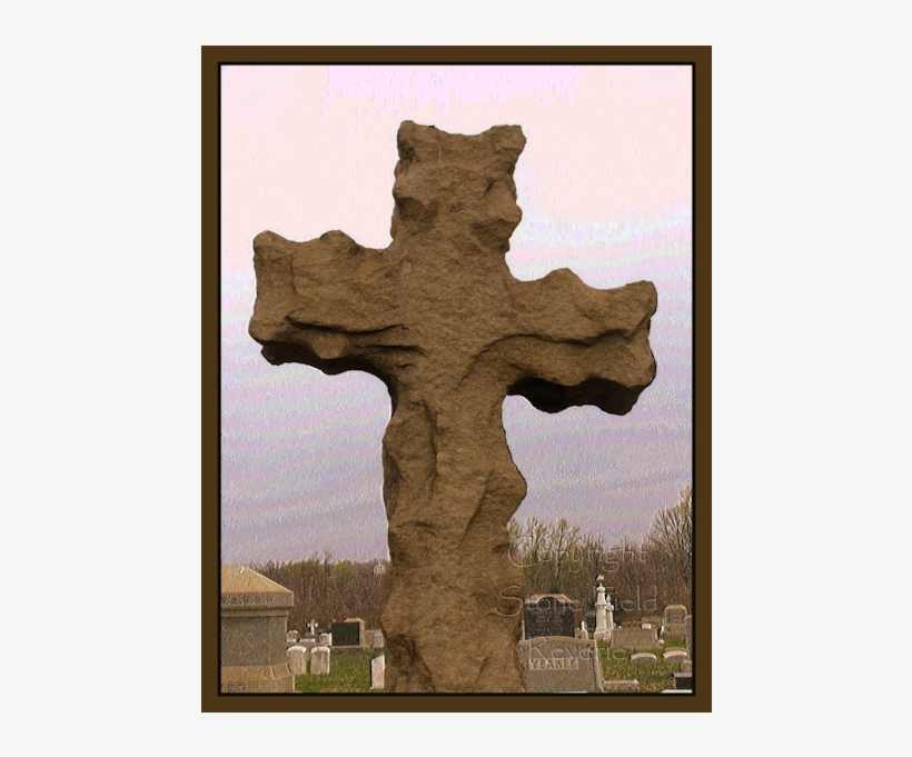 Louden Park Cemetery Rugged Cross - Cross, transparent png download