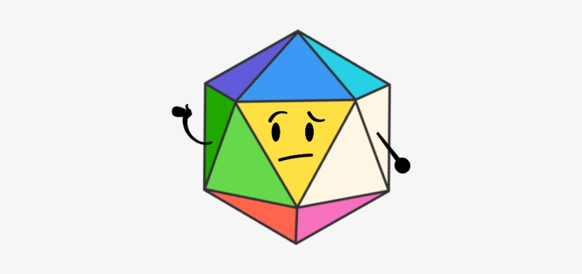 Icosahedron - Triangle, transparent png download