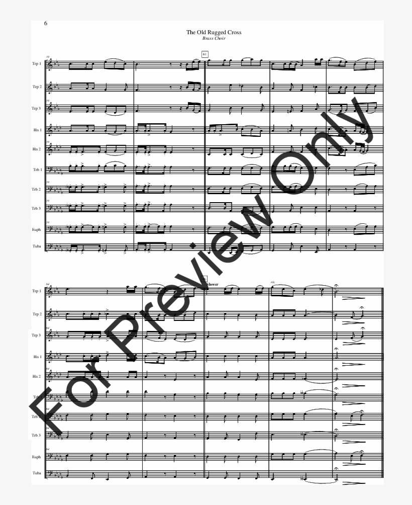 The Old Rugged Cross Thumbnail - Document, transparent png download