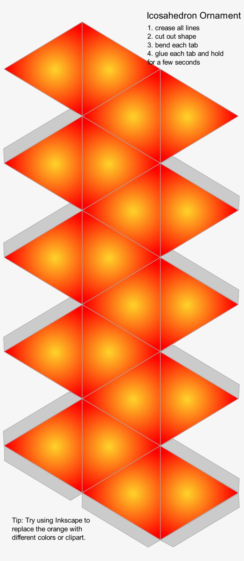 This Free Icons Png Design Of Icosahedron Ornament, transparent png download