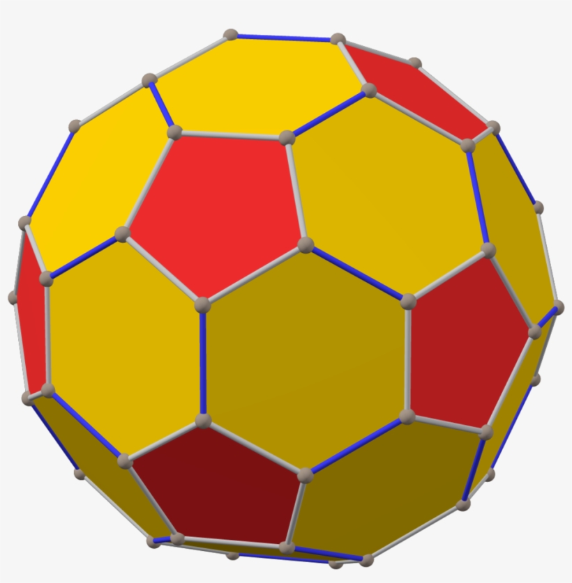 Polyhedron Truncated 20 Max - Усеченный Икосаэдр Png, transparent png download