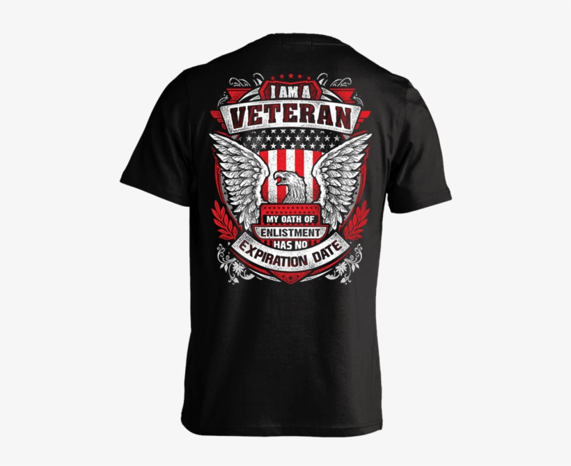 T Shirt I Am A Veteran Eagle 1 V=1477927141 - Siberian Hell Sounds Merch, transparent png download