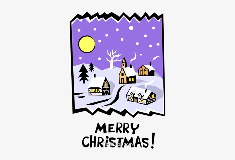 Feliz Natal Livre De Direitos Vetores Clip Art Ilustração - Cartoon Christmas Tree With Presents, transparent png download