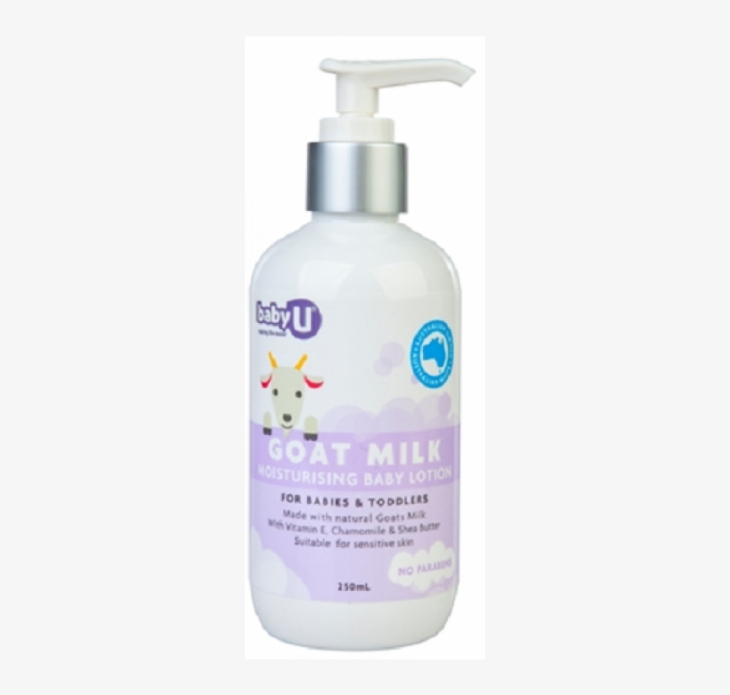 Baby U Goat Milk Moisturising Baby Lotion 250ml, transparent png download