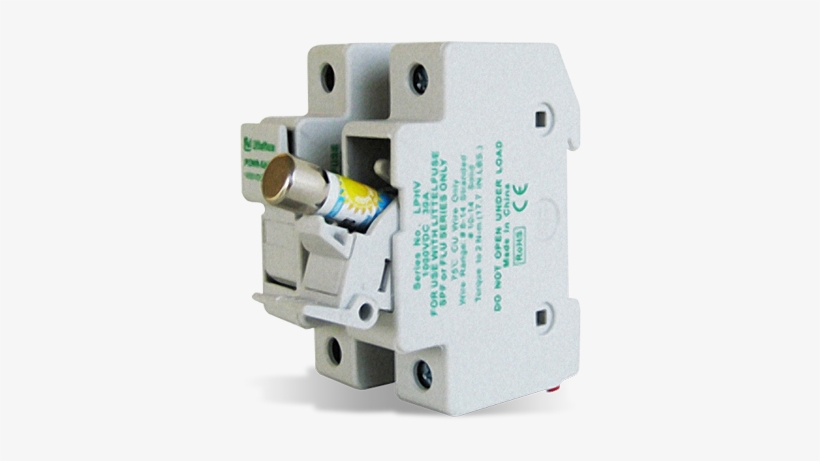 Littelfuse Lphv Series 1000vdc Powr-safe Fuse Holders - Littelfuse - Fuse Holder, 10 X 38mm, Din Rail Mount, transparent png download