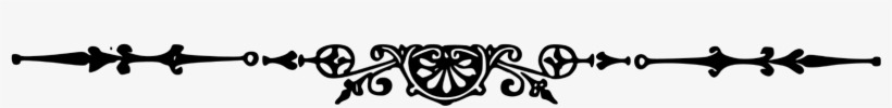 Black Divider Ornament - Divider Ornament Png, transparent png download