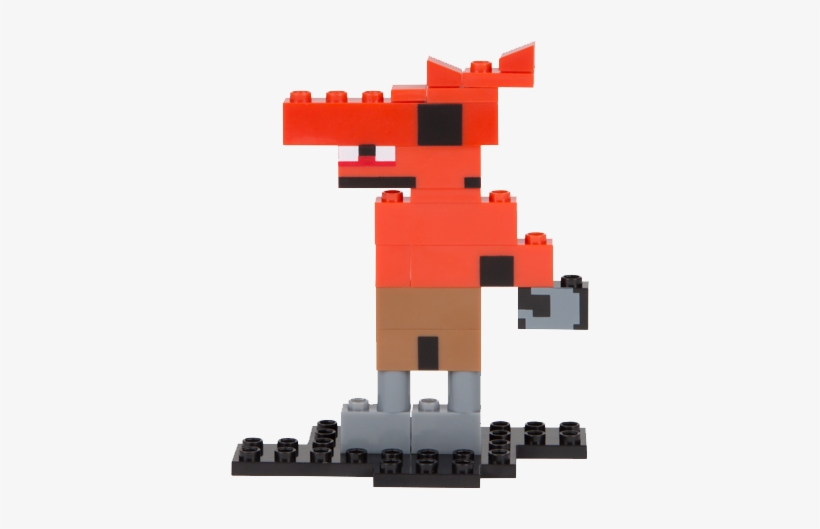 Five - Five Nights At Freddy's 8-bit Buildable Figure: Foxy, transparent png download