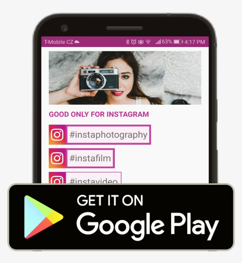 Get Hashtag Suggestions Based On Content Of Your Photos - Google Play - Gift Card, Multi, transparent png download