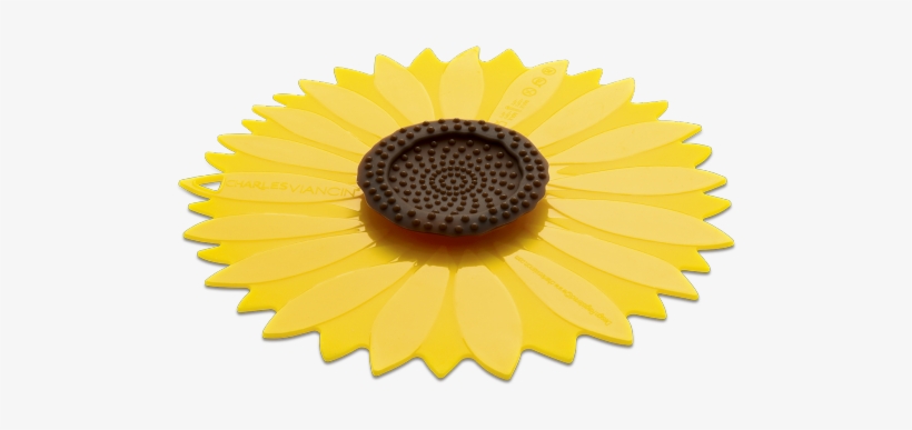 Charles Viancin 1104eu Silicone Sunflower Lid Suitable, transparent png download