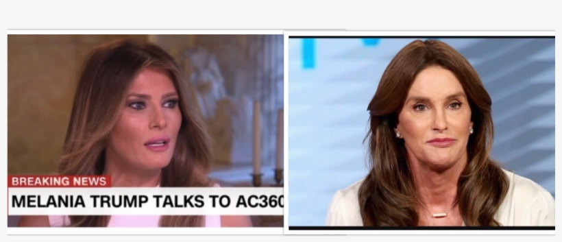 Does Anyone Else Feel Melania Trump Is Looking More - Caitlyn Jenner Mask By Rapmasks - 15" X 10" Waterproof, transparent png download
