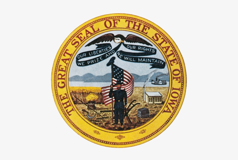Seal Iowa - Iowa State Seal, transparent png download