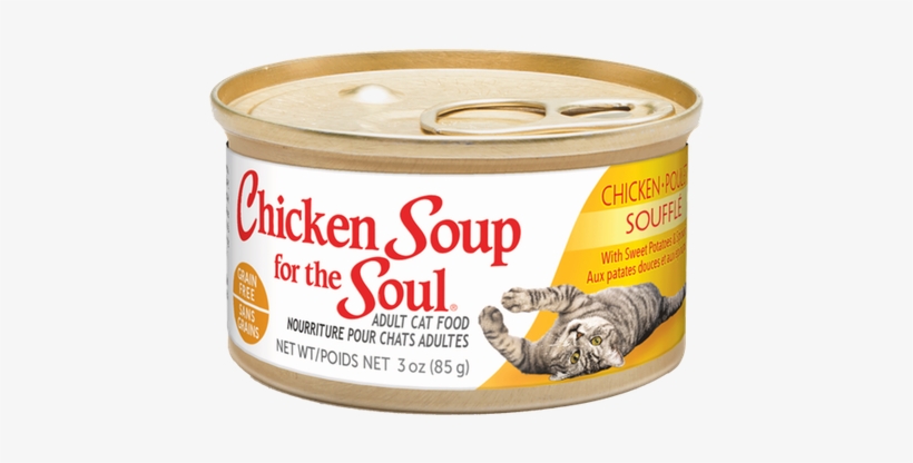 Grain Free Wet Cat Food - Chicken Soup For The Soul Grain-free Chicken Souffle, transparent png download