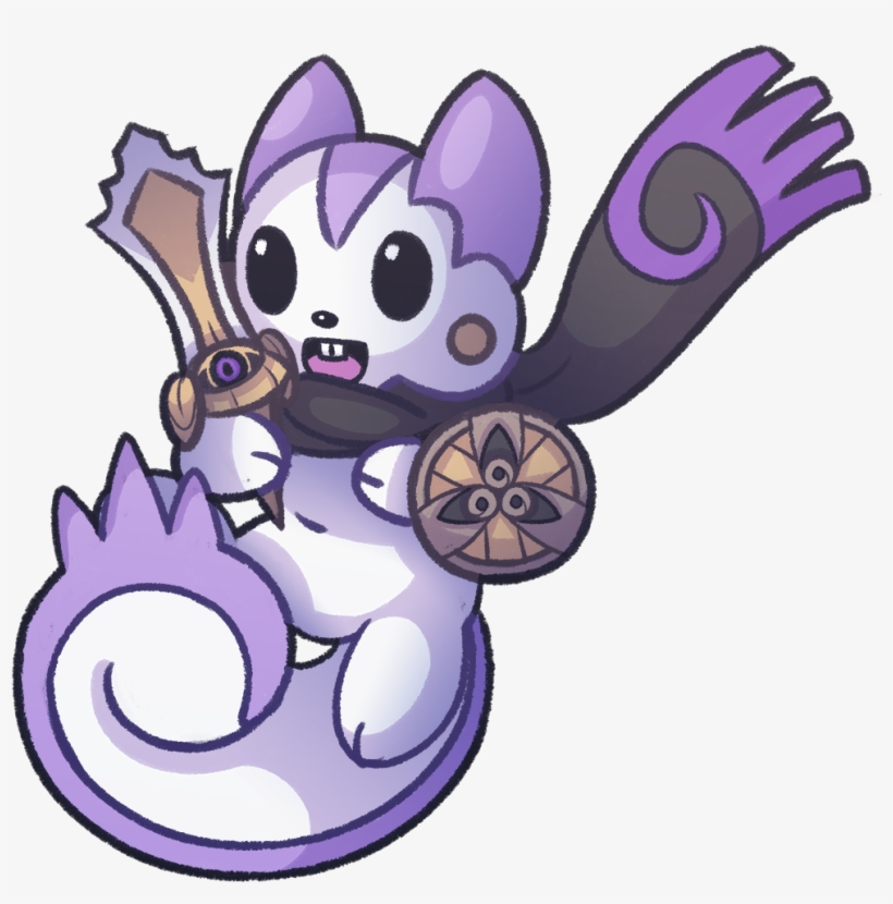 Pachirisu And Aegislash Fusion ¯\ /¯ - Cartoon, transparent png download