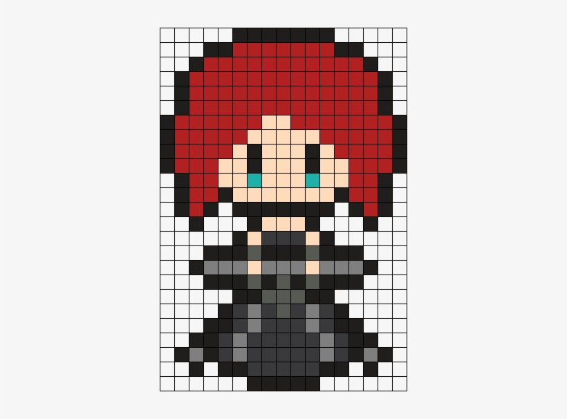 Pentakill Sona Perler Bead Pattern / Bead Sprite - Shuichi Akai, transparent png download