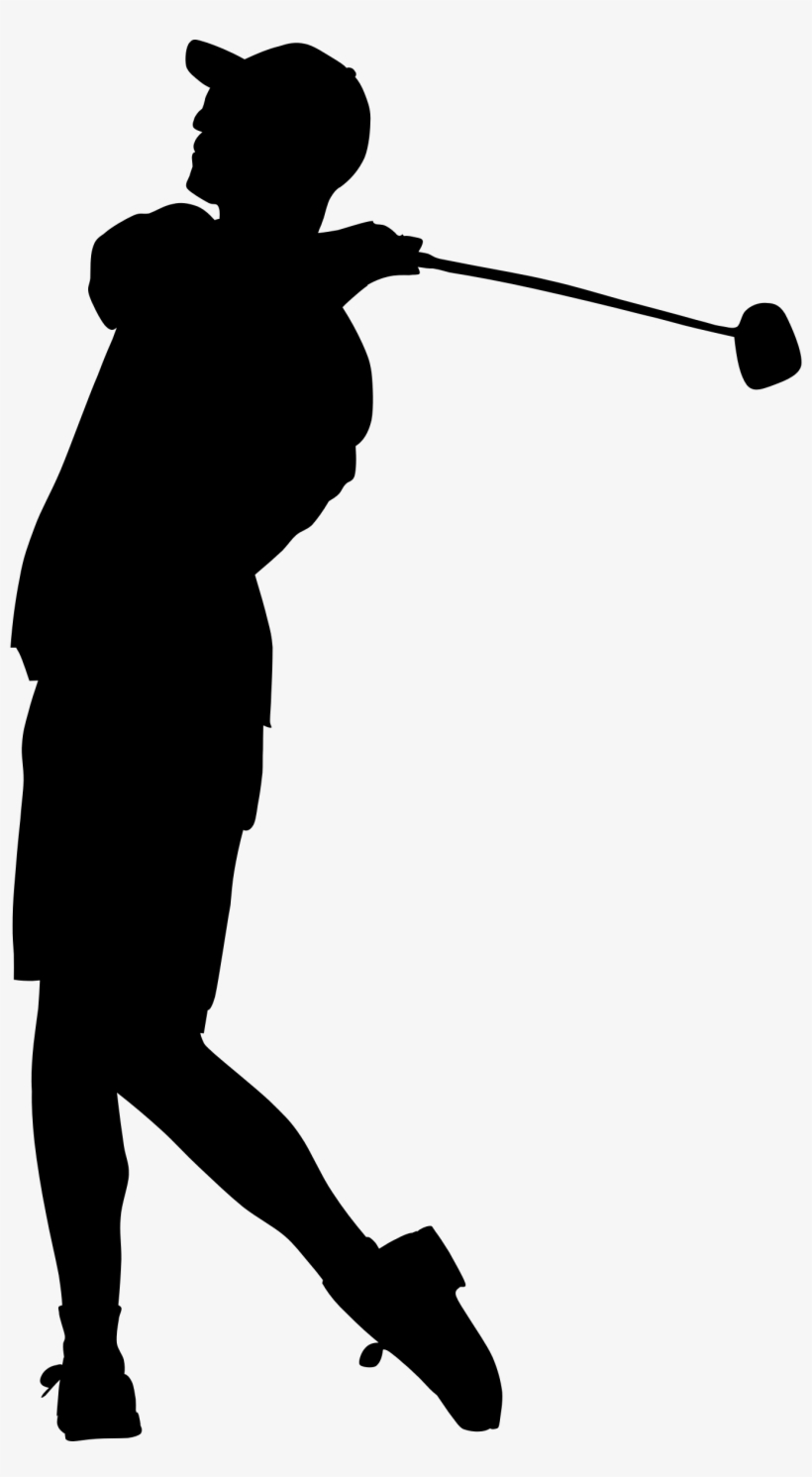 This Free Icons Png Design Of Golfer Silhouette, transparent png download