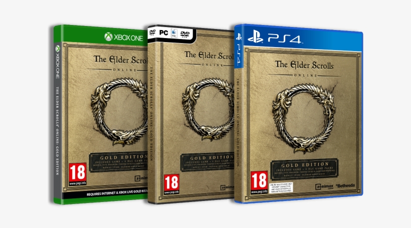 The Elder Scrolls Online - Bethesda The Elder Scrolls Online Gold Edition Ps4, transparent png download