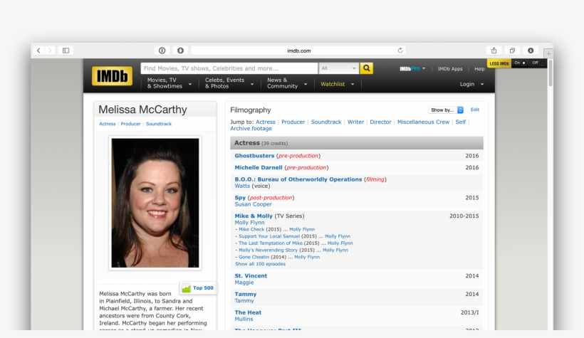 For Movies And Tv Shows, It Puts The Cast Up Top - Casting, transparent png download