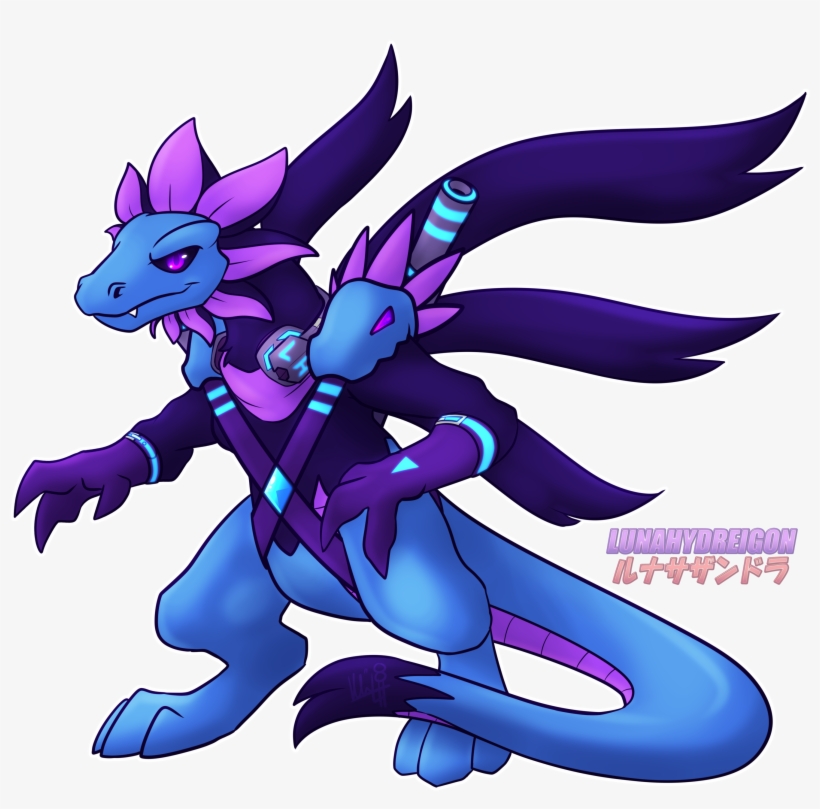 Luna The Hydreigon's Gallery - Digital Art, transparent png download