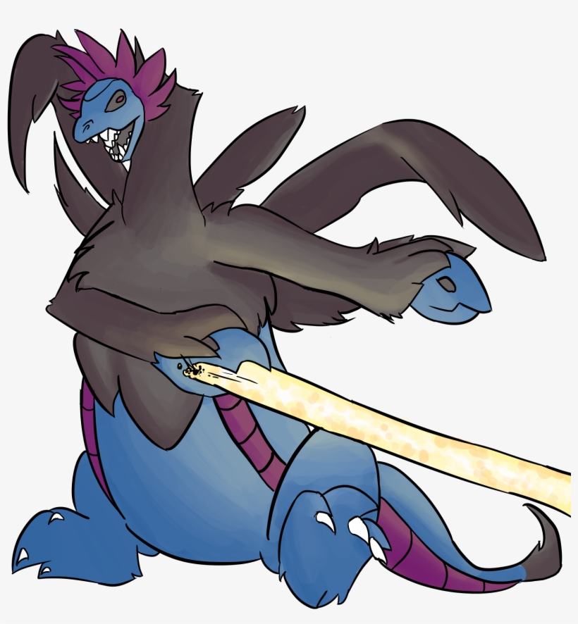 Pokeddexy Challenge - Hydreigon - Cartoon, transparent png download