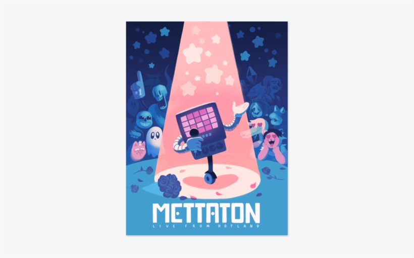 Undertale Mettaton Poster - Poster De Mettaton, transparent png download