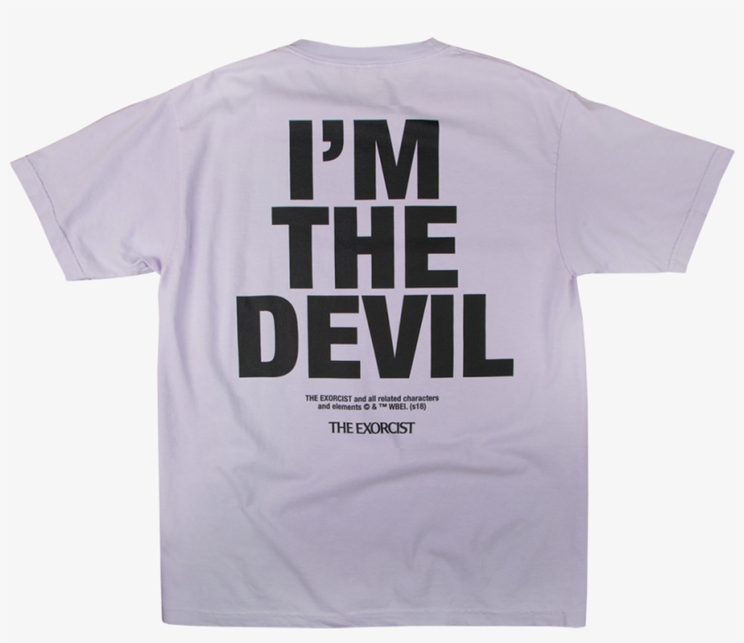 Ss The Exorcist The Devil Tee Lavender - The Exorcist, transparent png download