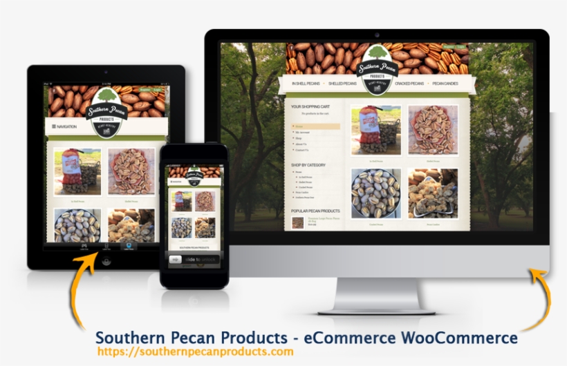 Southern Pecan Products - Online Advertising, transparent png download
