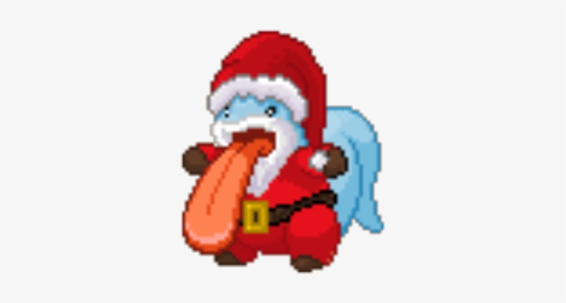 Santa Lickitung - Cartoon, transparent png download