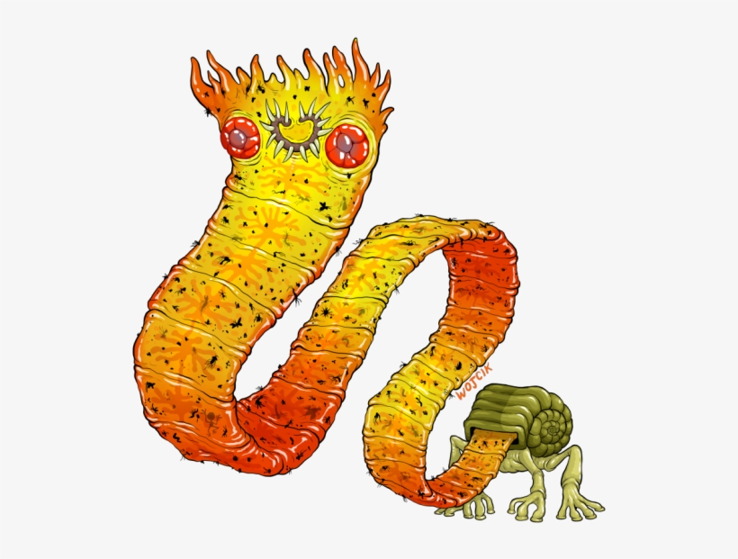Slurpentine Actually Started With Lickitung - Odontogriphus, transparent png download
