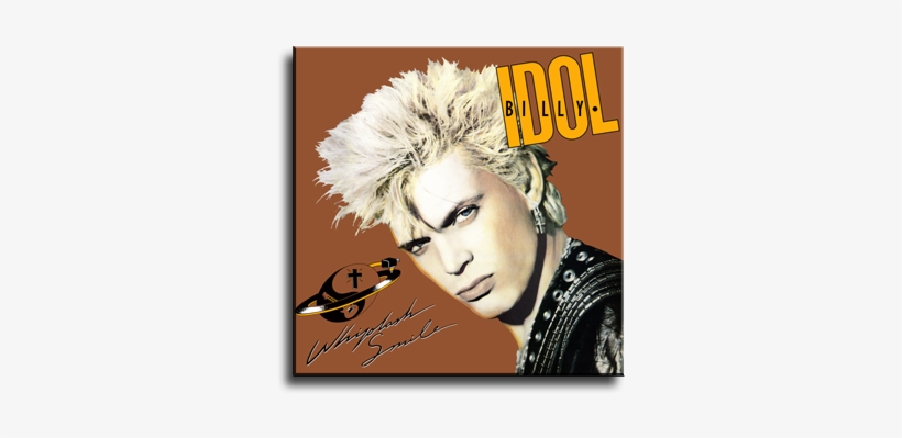 Britton Mitchell Design And Graphics Professional Portfolio - Album Cover Billy Idol Whiplash Smile, transparent png download
