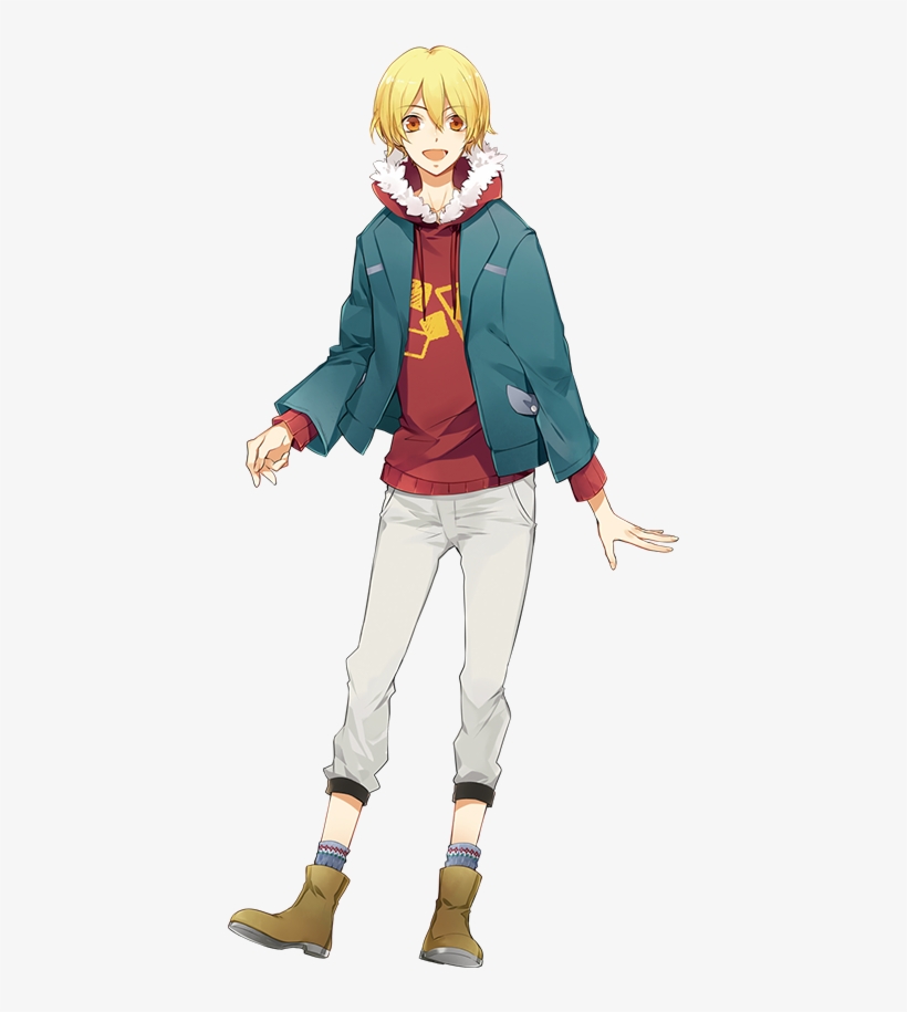 He Lives At A Power Plant And Claims To Be 3% Computer, - Short Blonde The Animation Shiwasu Kakeru Synthetic, transparent png download