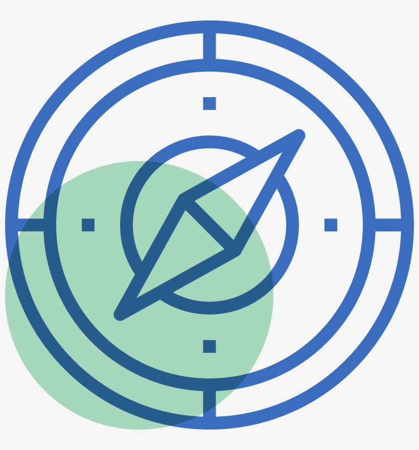 Navigation Icon - Compass - Icon, transparent png download