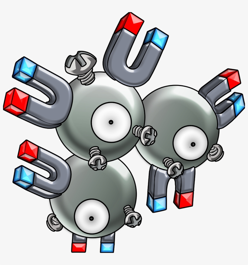 Shiny Magneton Pokédex, transparent png download