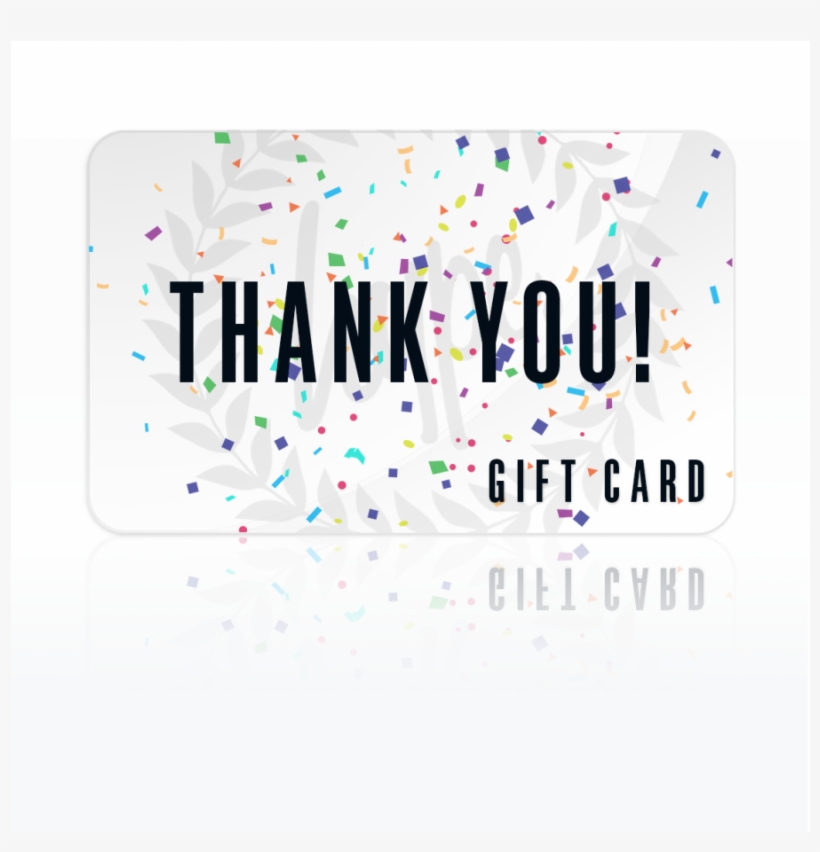 Thank You E-gift Card - Gift Card, transparent png download