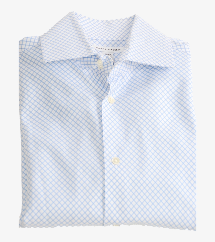 Men's Cufflink Dress Shirt By Banana Republic, White - Blouse, transparent png download