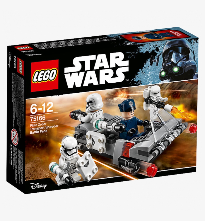 Lego First Order Speeder Battle Pack, transparent png download