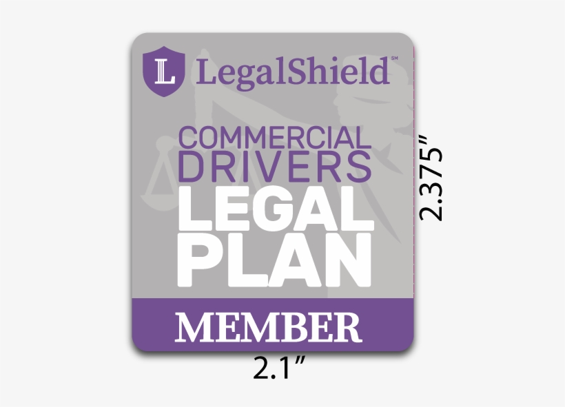 Commercial Driver Plan Window Decal - Decal, transparent png download