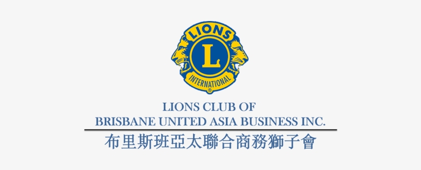 Lions Club Of Brisbane United Asia Business - Lions Club International, transparent png download