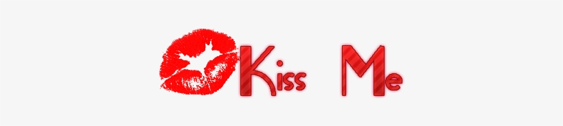 Kiss - Kiss Me Text Png, transparent png download