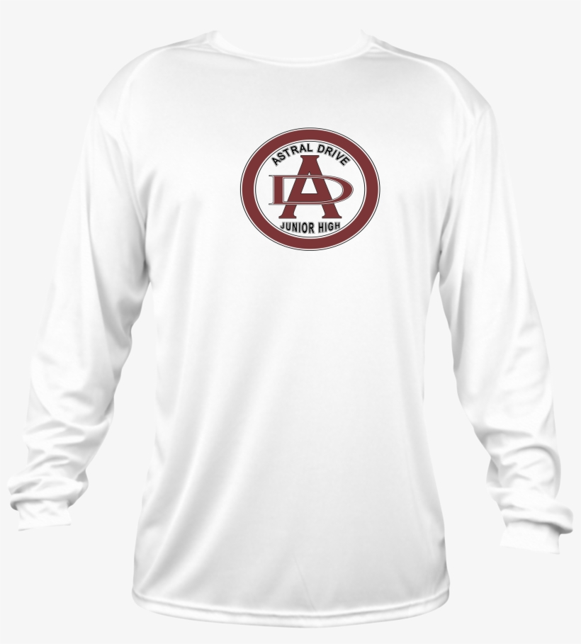 Gildan Long Sleeve T-shirt Astral Drive Logo Across - T-shirt, transparent png download
