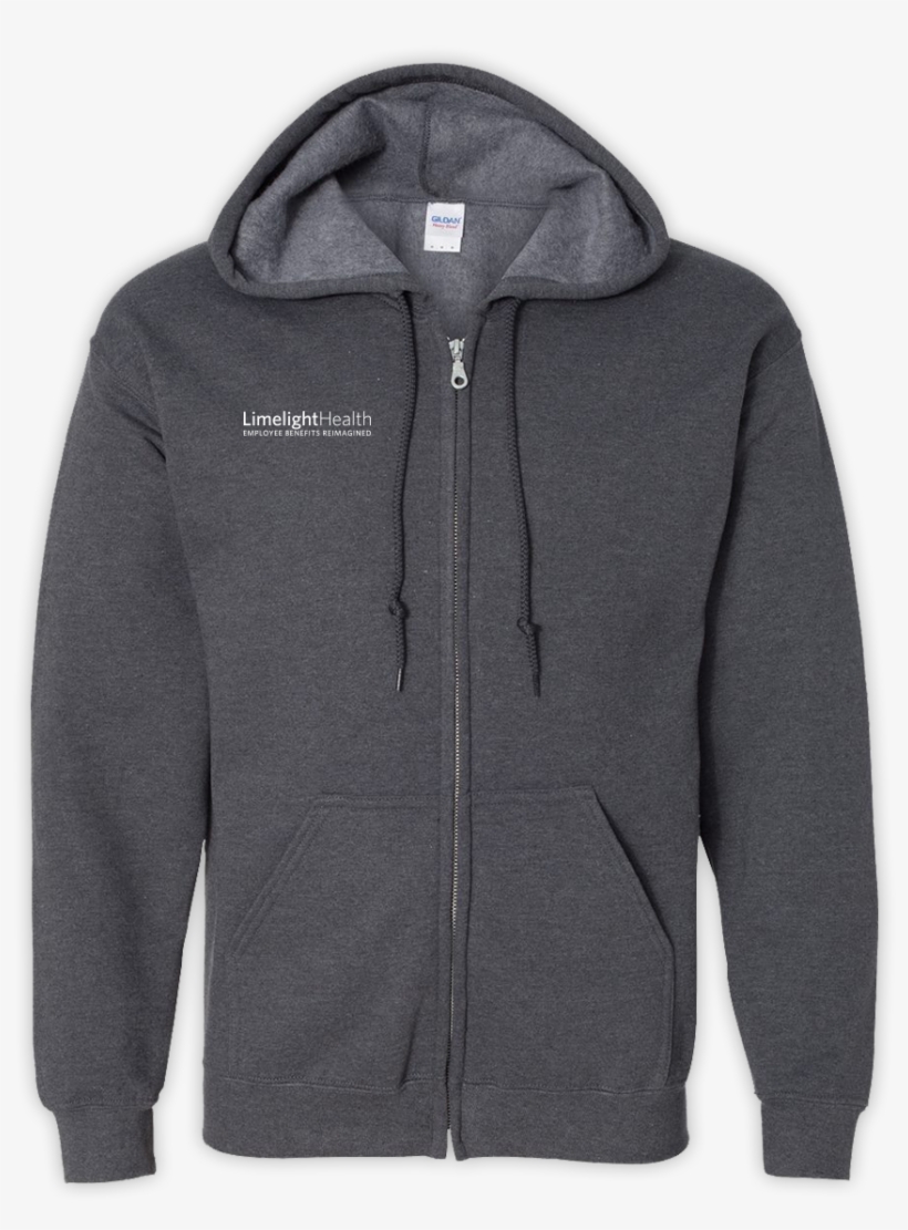 Recent Posts - Gildan Full Zip Hoodie Dark Heather, transparent png download