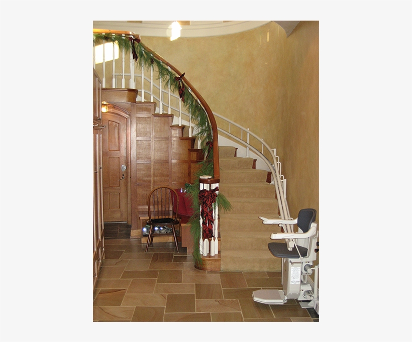 Stair Lift Curved Christmas - Stairlift, transparent png download